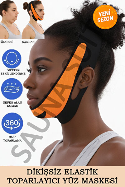 SAUNA SUIT Unisex Çene Bandı Gıdı Toparlayıcı Şekillendirici Horlama Önleyici...