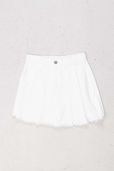 PD KIDS 0254 PİLİLİ KOT ŞORT ETEK 9/14