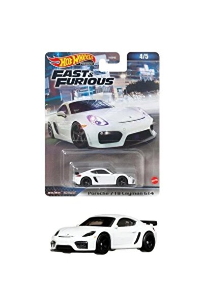 HOT WHEELS Premium Fast And Furious Porsche 718 Cayman Gt4 Nadir Model Koleks...