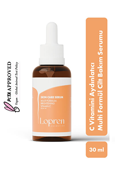 Lopren C Vitamini Aydınlatıcı Multi Formül Cilt Bakım Serumu 30 ml