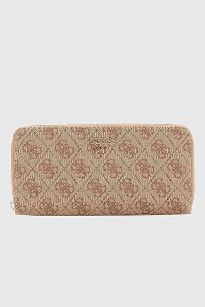 Guess محفظة برينتون النسائية باللون البني SWLG9648146-LTL