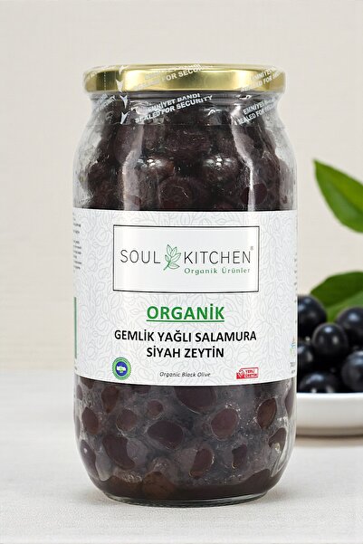 Soul Kitchen Organik Ürünler Organik Gemlik Yağlı Salamura Zeytin 700gr