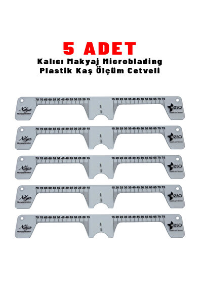 Cesa Kalıcı Makyaj Microblading Plastik Kaş Ölçüm Cetveli