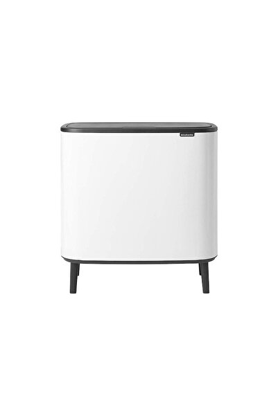 Brabantia Çöp Kutusu 30 + 30 Lt Bo Touch Dokunmatik Kapak Beyaz