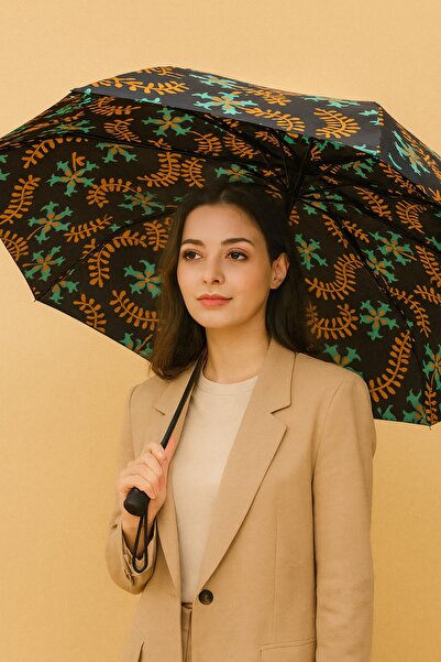 MACERATİ Otomatik Full Fonksiyon Açma Kapama Fiber Tel Kılıflı Desenli Kadın ...