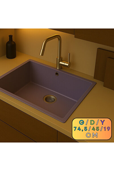 almital mobilya aksesuarları furniture accessories Granit Evye SENDAI Series ...