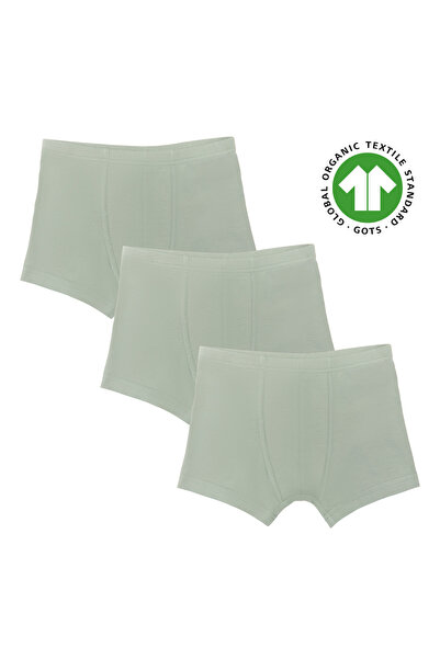 Albero Natur بوكسر للأولاد من القطن العضوي المعتمد من GOTS - قصة ضيقة، خصر مط...