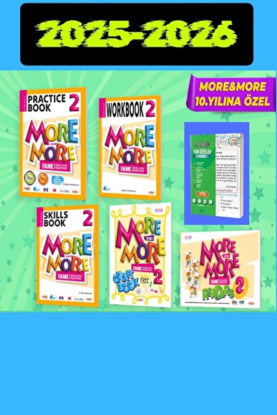 Kurmay Yayınları More And More English 2 Practice Book - Workbook + 5 Hikaye ...