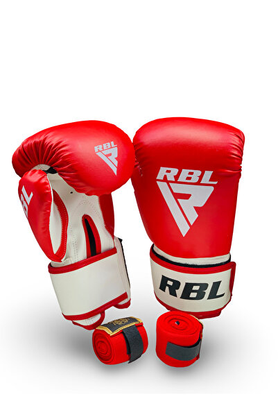 RUBBEL Rbl-043 Special Red Top Ten Model Boxing Gloves + Free Bandage |   First Time in Turkey