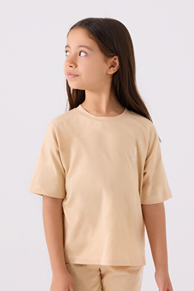 U.S. Polo Assn. Girl's Cream Bermuda Suit