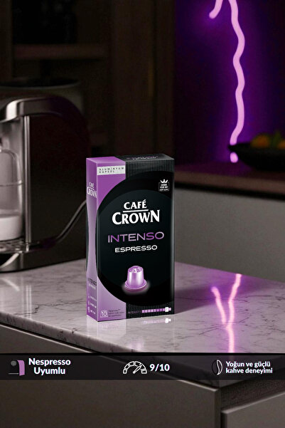 Cafe Crown Kapsül Kahve Tanışma Paketi 30'lu (Nespresso Uyumlu Alüminyum Kapsül Kahve)