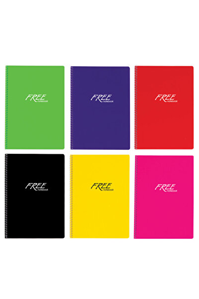 KESKİN COLOR دفتر باستيل مجاني بغلاف PP مسطر مقاس A4 100 ورقة 320441-99