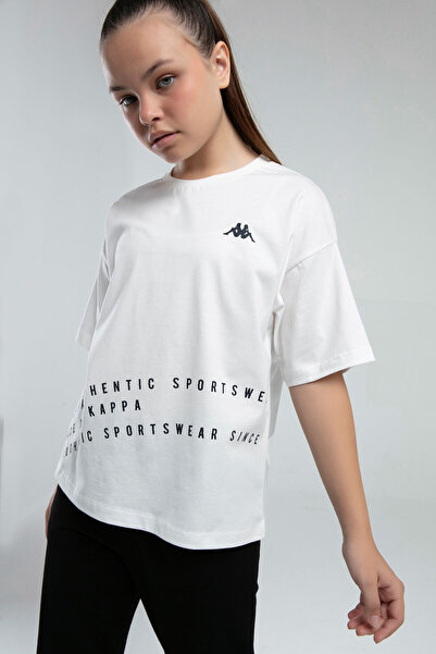 Kappa Λευκό T-Shirt για κορίτσι