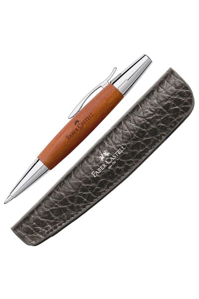 Faber Castell قلم فابر كاستل إيموشن - غلاف جلدي - لون أسود