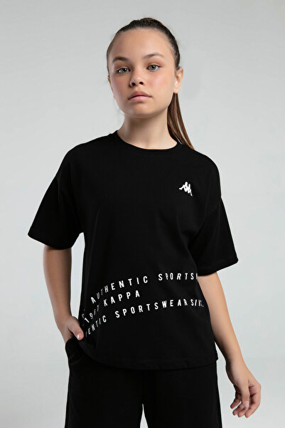 Kappa Girl's Black T-Shirt