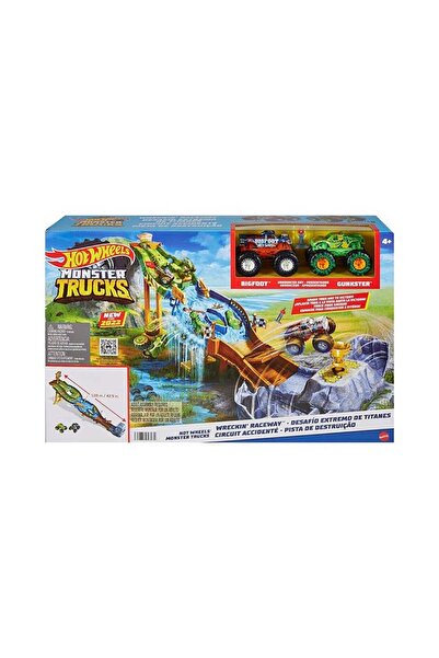 HOT WHEELS Canavar Kamyonlar Yıkıcı Yarış Pisti HGV12