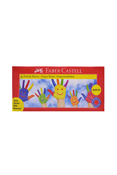 Faber Castell Parmak Boyası 6 Renk 45 Ml 160422