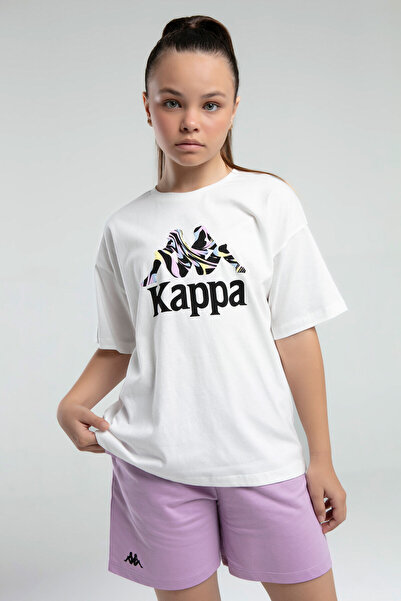Kappa Λευκό T-Shirt για κορίτσι