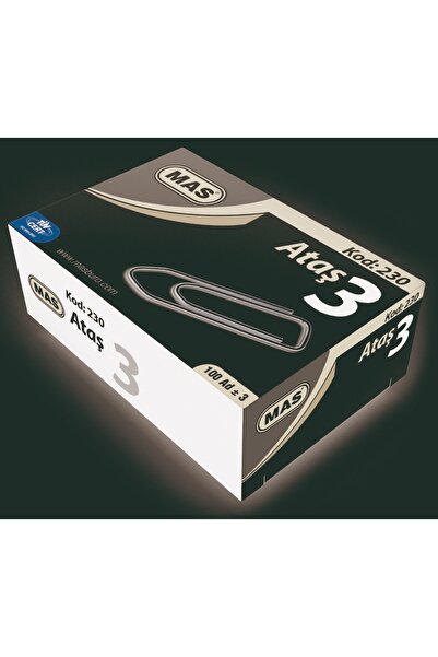 Mas Paper Clip No3 Nickel Plated White Super Quality Code230