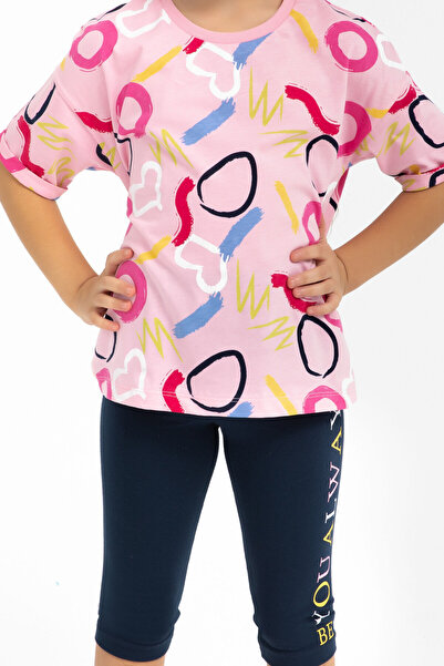 Rolypoly Be You Always Pink Girls' Leggings Set