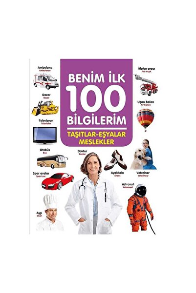 Alfa Yayınları 0 6 Yaş Yayınları Benim İlk 100 Bilgilerim - Taşıtlar Eşyalar ...