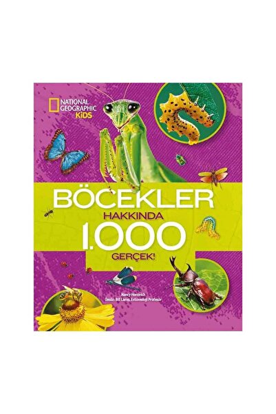 Beta Kids NATIONAL GEOGRAPHIC KIDS- BÖCEKLER HAKKINDA 1000 GERÇEK kitabı - Na...