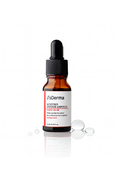 J'sDerma 8% Niacinamide Hypoallergenic Face Ampoule - Acnetrix Defense Ampoule - 15ml