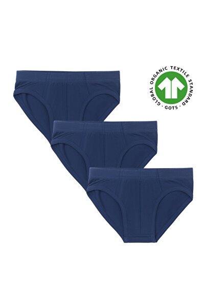 Albero Natur Gots Certified Organic Cotton Boys Slip Underpants – Elastic Wai...