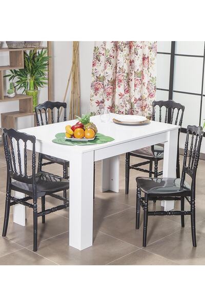 MOBETTO Home Arda Masa / Miray Sandalye Mutfak Masa Takımı - Siyah