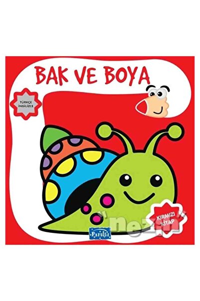 Parıltı Yayıncılık Bak ve Boya Kırmızı Kitap