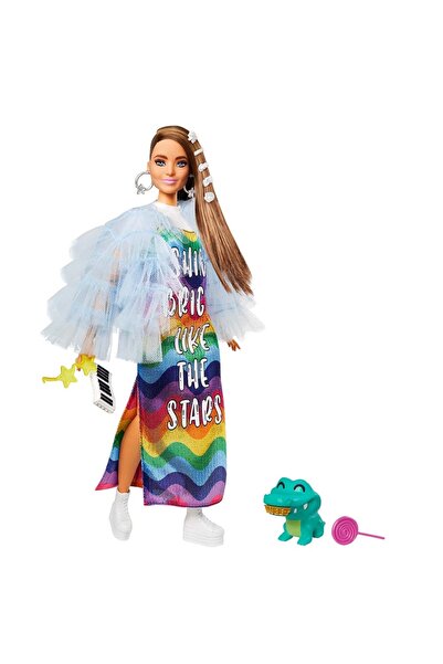 Barbie Extra - Sarı Ceketli Bebek GYJ78