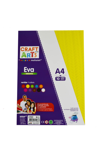 Generic Brand A4 إيفا منقوشة 10 قطع U1140K