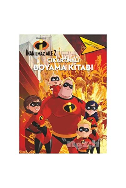 İnanılmaz Aile 2 Çıkartmalı Boyama Kitabı