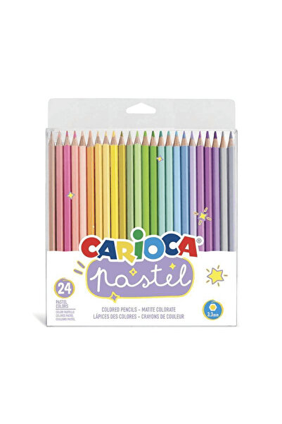 CARIOCA Pastel Renk Kuru Boya Kalemi 24’Lü 43310
