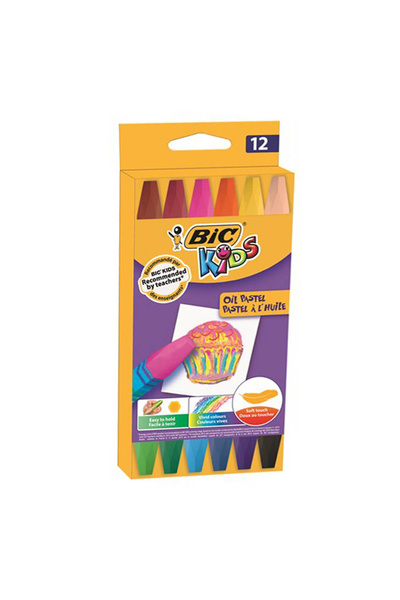 Bic Oil Pastel 12 Li
