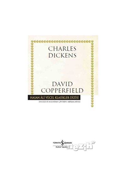 TÜRKİYE İŞ BANKASI KÜLTÜR YAYINLARI David Copperfield