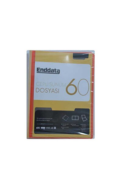 ENDDATA Ön Cepli Sunum Dosyası 60’lı Turuncu 1260-18