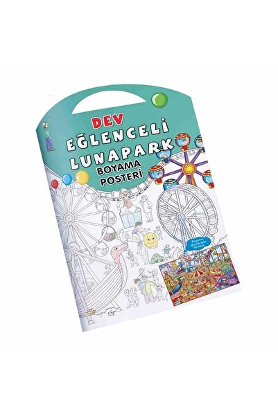 Genel Markalar Eğlenceli Lunapark Dev Boyama Posteri / 0 6 Yaş Yayınları