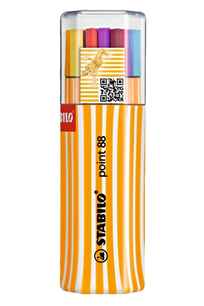 Stabilo بوينت 88 عبوة مزدوجة 20 لون 8820-01