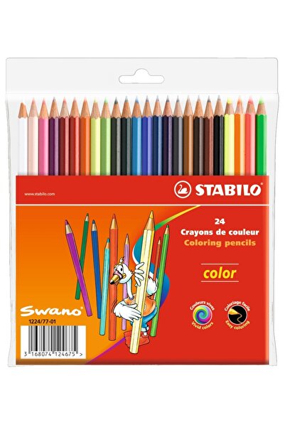 ADDA Color Standart Kuru Boya 24 Renk Askılı Paket