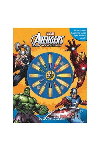 Beta Yayınları Marvel Avengers Assemble Read and Paint