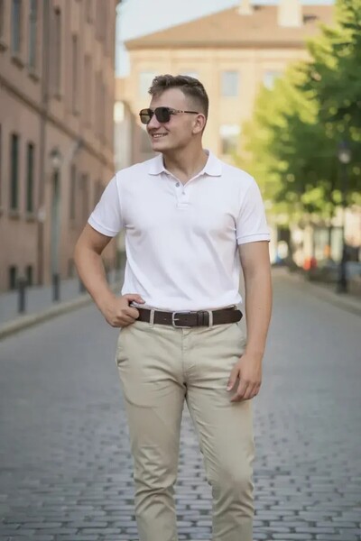 BY NAPPA Kmr1520-1 Faux Leather Sports Belt