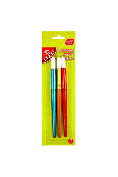 Bu-Bu Başlangıç Fırçam Yuvarlak 3 Parça FR0001