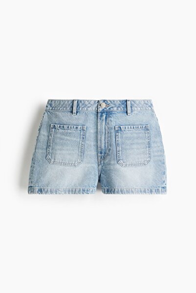 H&M Kot Şort High Rise