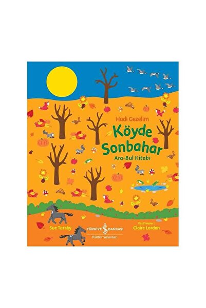TÜRKİYE İŞ BANKASI KÜLTÜR YAYINLARI Köyde Sonbahar Ara-Bul Kitabı Hadi Gezelim