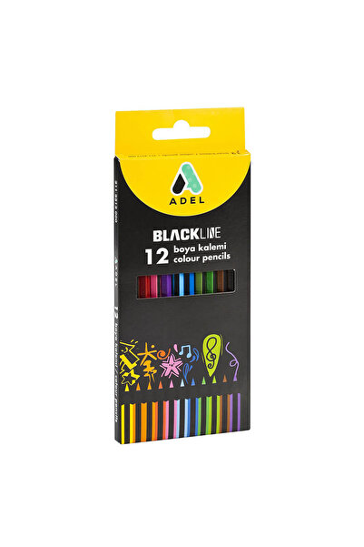 Adel Blackline Boya Kalemi 12 Renk Tam Boy 2112312000