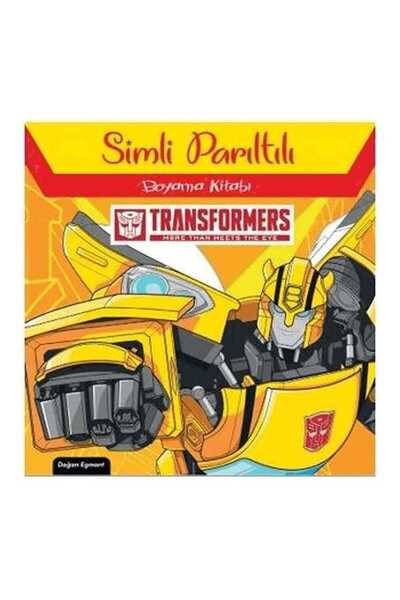 Doğan Egmont Yayıncılık Kıda K02 Transformers Simli Parıltılı Boyama Kita