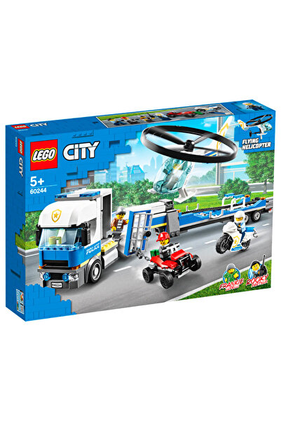 LEGO Polis Halikopteri Nakliyesi 5 Yaş 317 Pcs City Lsc60244