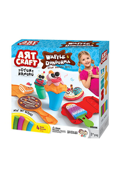 DEDE Art Craft Waffle Ice Cream Dough Set 200 Gr 3556