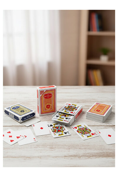 OYUNKAFASI Yılbaşı Seti 4'lü Kızma Birader Oyun Kartı İskambil Tombala